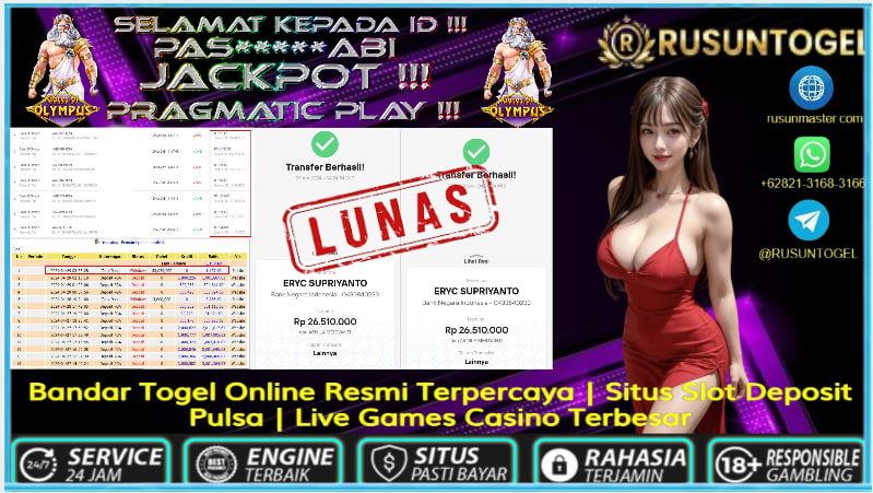 Prediksi Jitu Angka Rusuntogel Terpercaya