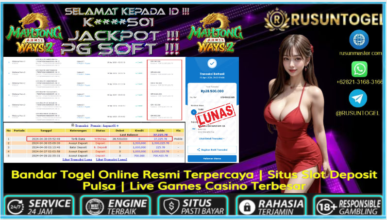 Prediksi Jitu Angka Rusuntogel Terpercaya