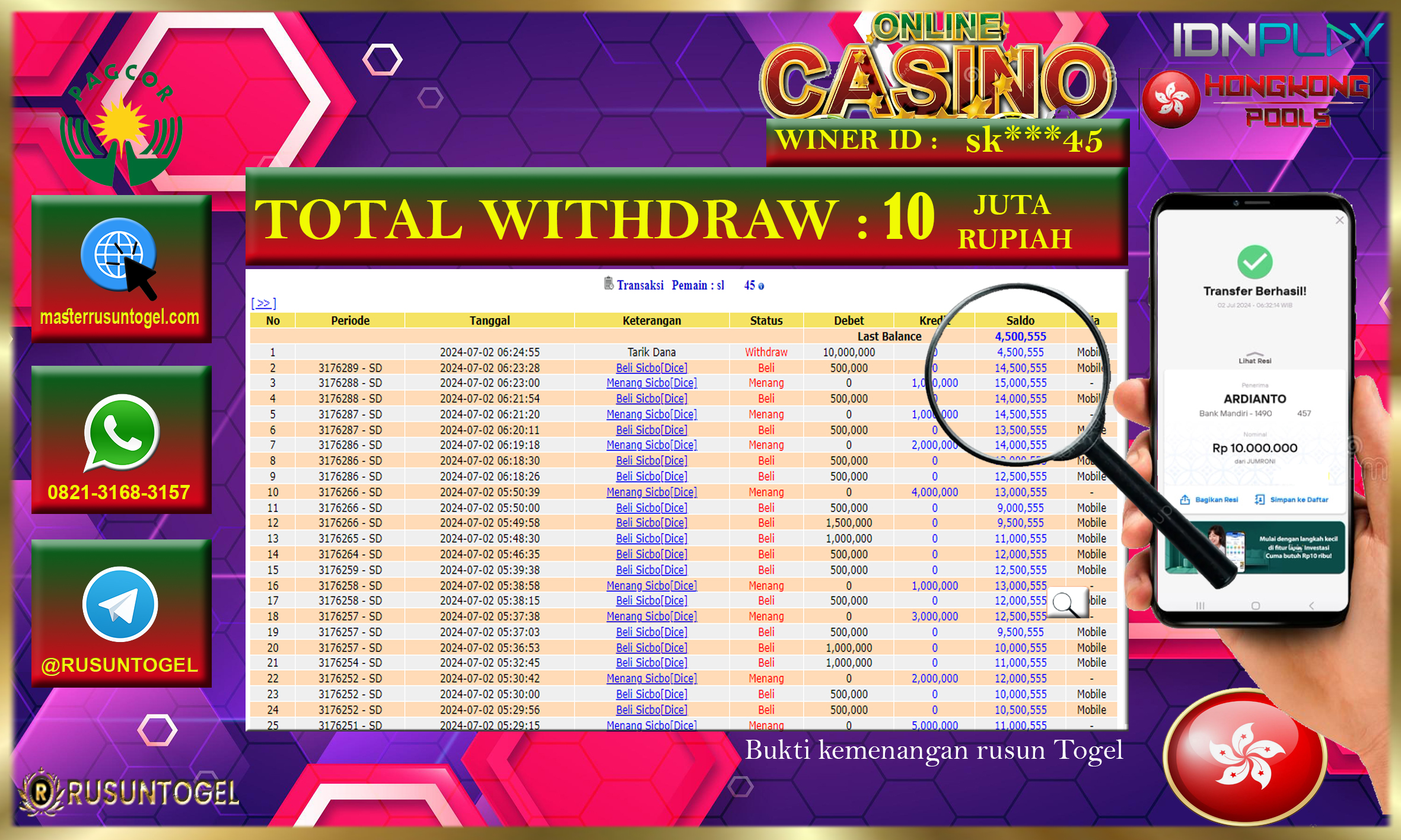 Prediksi Jitu Angka Rusuntogel Terpercaya