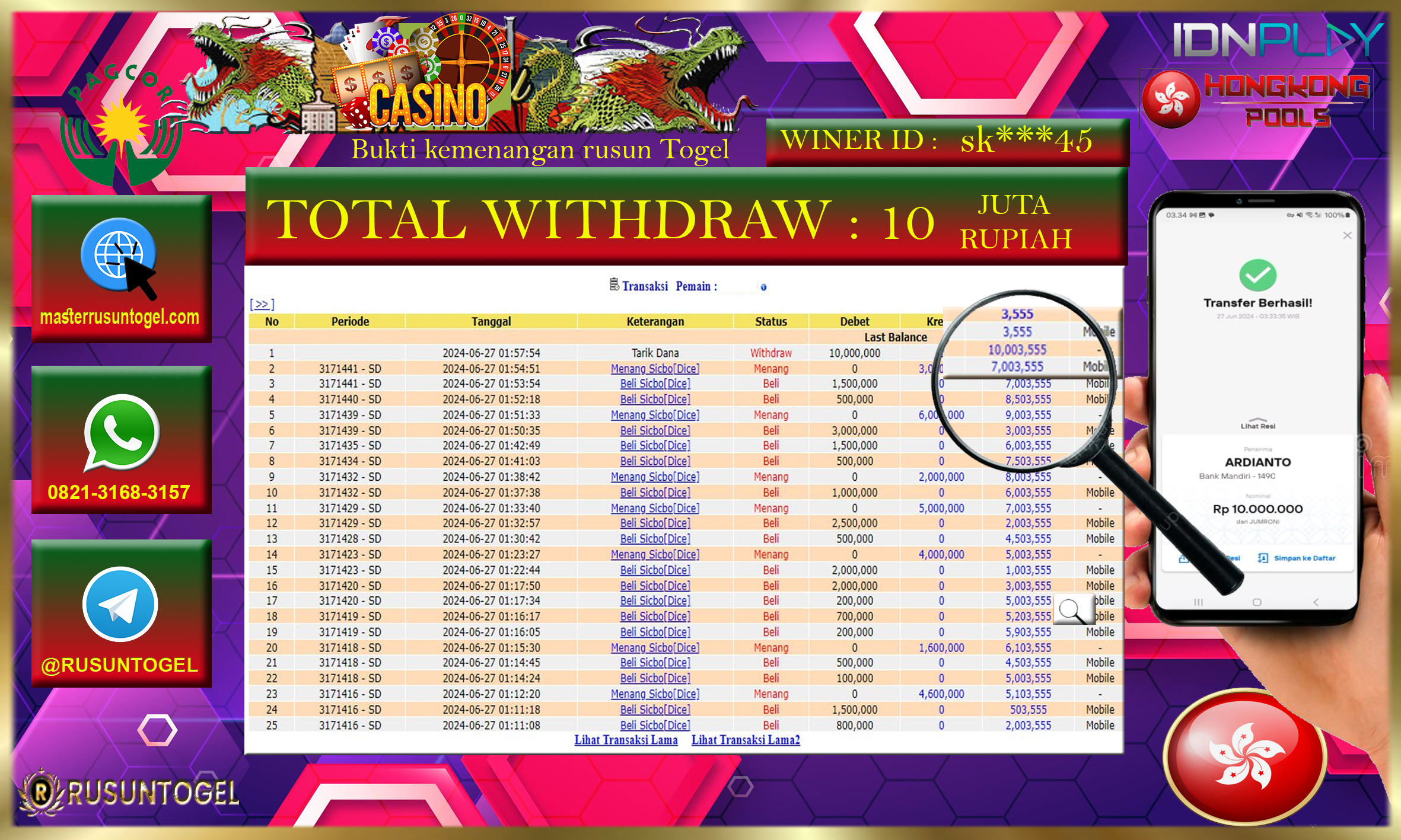 Prediksi Jitu Angka Rusuntogel Terpercaya